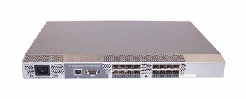 HP - 411840-001N - StorageWorks 4/16 S240E SAN Switch 16 SFP Ports with Full Fabric 4Gbps Auto-Sensing 1U RackMountable