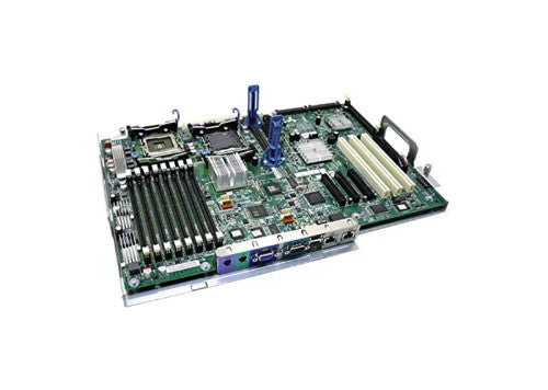 413984-001 - HP Socket LGA771 System Board Motherboard for Proliant ML350 G5 Supports 2x Xeon 5000/ 5100/ 5400 Series DDR2 8x DIMM