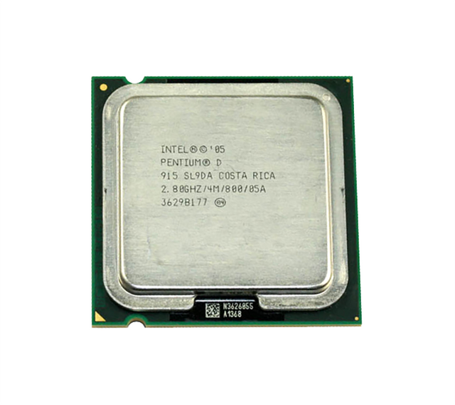 42C1528 - IBM 2.80GHz 800MHz FSB 4MB L2 Cache Socket PLGA775 Intel Pentium D 915 Dual-core (2 Core) Processor