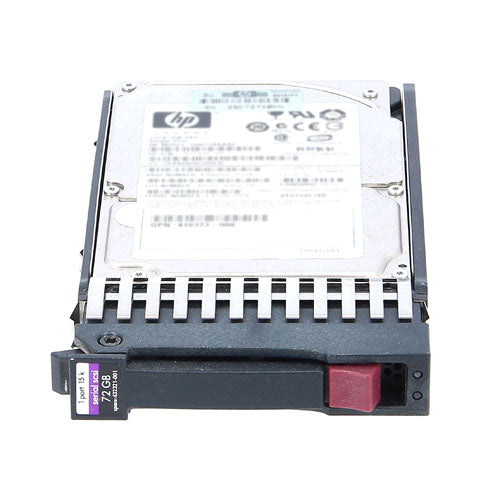 432321-001 HP 72GB 15000RPM SAS 3Gb/s Hot Pluggable Single Port SFF 2.5-Inch Hard Drive with Tray for ProLiant DL785 Gen6