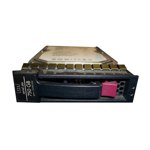 432401-002 HP 750GB 7200RPM SATA 1.5Gb/s NCQ Hot-Pluggable 3.5-inch Hard Drive with Tray for Gen1/7 ProLiant Server