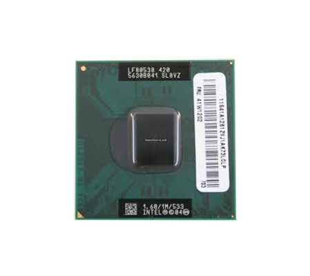 434735-001 - HP 1.60GHz 533MHz FSB 1MB L2 Cache Socket PPGA478 Intel Celeron M 420 Single-core (1 Core) Processor