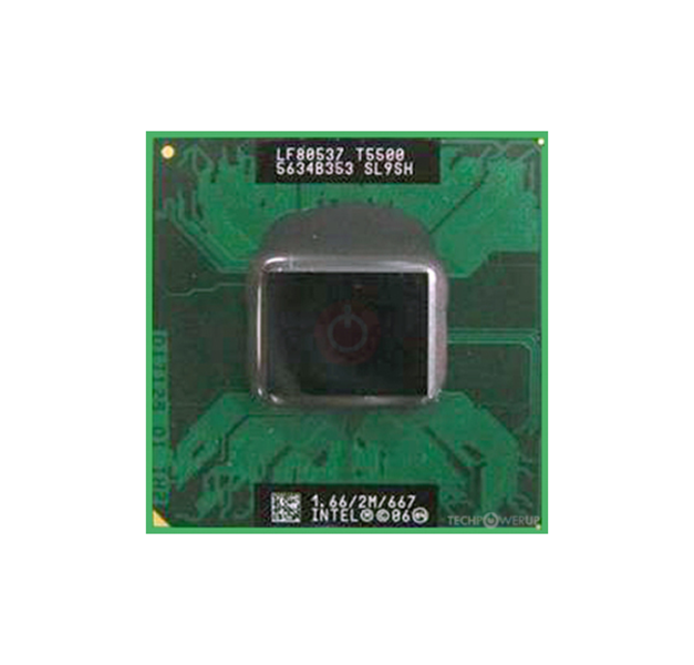 437780-001 - HP 1.66GHz 667MHz FSB 2MB L2 Cache Socket PPGA478 Intel Core 2 Duo T5500 Dual-core (2 Core) Processor