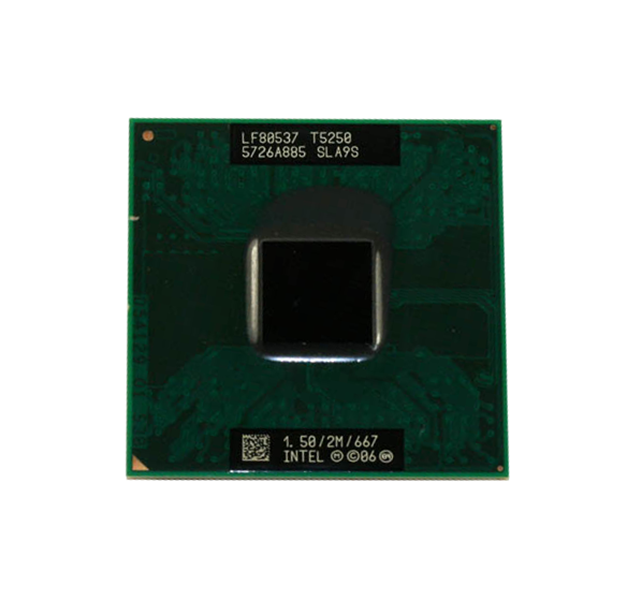 438086-007 - HP 1.50GHz 667MHz FSB 2MB L2 Cache Socket PPGA478 Intel Core 2 Duo T5250 Dual-core (2 Core) Processor