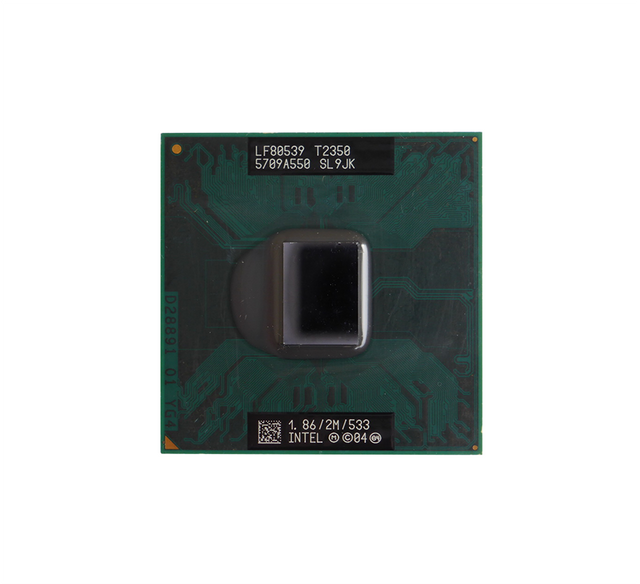 444341-001 - HP 1.86GHz 533MHz FSB 2MB L2 Cache Socket PPGA478 Intel Core Duo T2350 Dual-core (2 Core) Processor