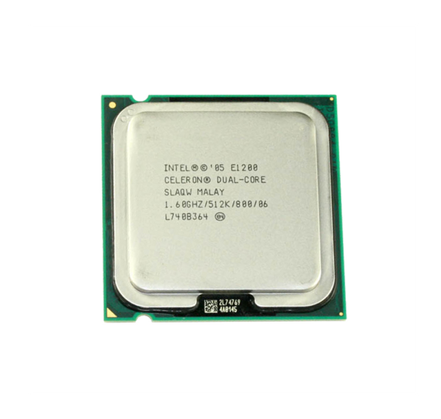 468589-001 - HP 1.60GHz 800MHz FSB 512KB L2 Cache Socket LGA775 Intel Celeron E1200 Dual-core (2 Core) Processor