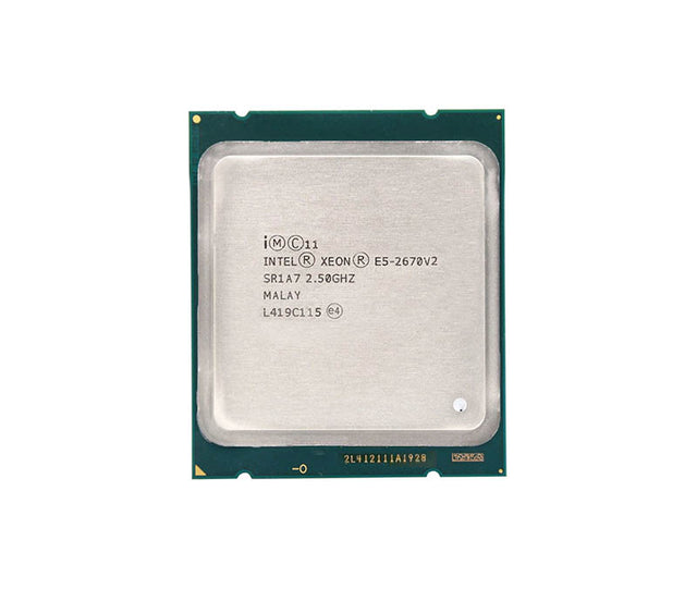 46W9135 - IBM Intel Xeon 10 Core E5-2670V2 2.5GHz 25MB L3 Cache 8.0GT/s QPI Speed Socket FCLGA2011 22NM 115W Processor