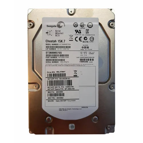 46X0882 IBM 600GB 15000RPM SAS 6Gb/s 3.5-Inch Hard Drive with Tray