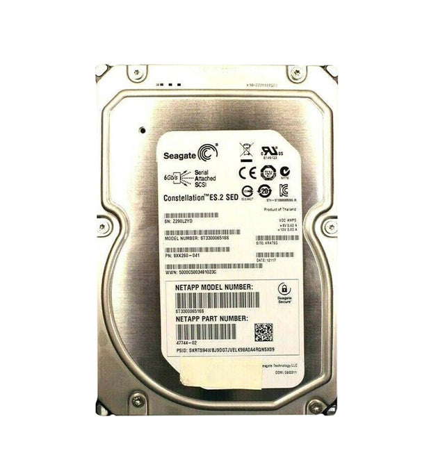 3TB 7200RPM Near Line SAS 6Gb/s 64MB Cache Hot-Swappable 3.5-Inch Hard Drive