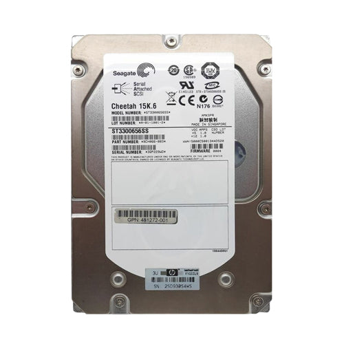 481272-001 HP 300GB 15000RPM SAS 3Gb/s Hot-Pluggable Dual Port 3.5-inch Hard Drive for MSA2 StorageWorks