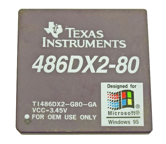 486DX2-G80-GA Texas Instruments 3.45v 80MHz 486 Processor