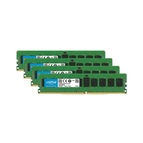 CTD421RX32 - Crucial 32GB Kit (4X8GB) DDR4-2133MHz ECC Registered CL15 288-Pin DIMM 1.2V R1 Memory