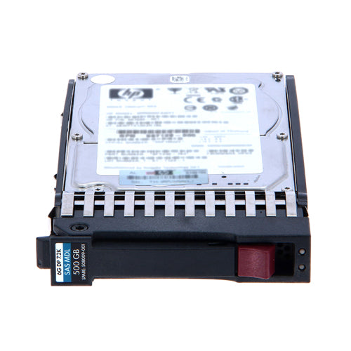 508009-001 HP 500GB 7200RPM SAS 6Gb/s SFF Hot-Pluggable Dual Port 2.5-inch Midline Hard Drive with Tray for Gen1 to Gen7 ProLiant Server