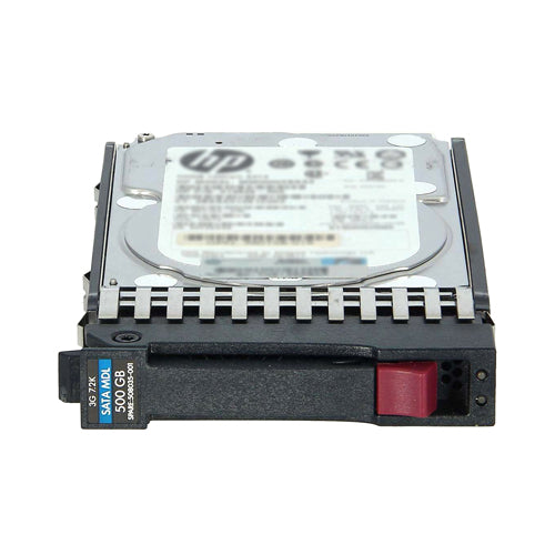 508035-001 HP 500GB 7200RPM SATA 3Gb/s SFF Hot-Pluggable 2.5-inch Midline Hard Drive for Gen1 to Gen7 ProLiant Server