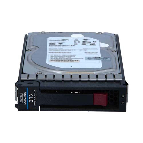 508040-001 HP 2TB 7200RPM SATA 3Gb/s 3.5-Inch Midline Hard Drive for ProLiant Servers And Storage Arrays