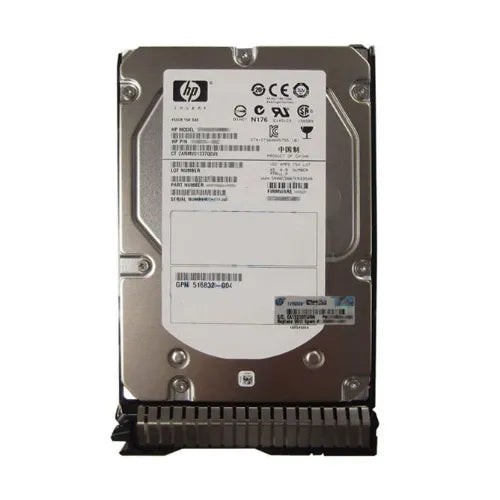 516832-004-GEN - HP 450GB 15000RPM SAS 6Gb/s Hot-Pluggable Dual Port LFF 3.5-Inch Enterprise Hard Drive