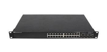 Dell - 550976773 - Powerconnect 5424 24-Port SFP 10/100/1000Base-T PoE+ Manageable Layer 2 Rack-mountable Gigabit Ethernet Switch
