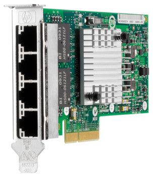 HP - 593722-B21-B2 - Quad-Ports RJ-45 1Gbps 10Base-T/100Base-TX/1000Base-T Gigabit Ethernet PCI Express 2.0 x4 Server Network Adapter
