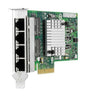 HP - 593722S21 - Quad-Ports RJ-45 1Gbps 10Base-T/100Base-TX/1000Base-T Gigabit Ethernet PCI Express 2.0 x4 Server Network Adapter