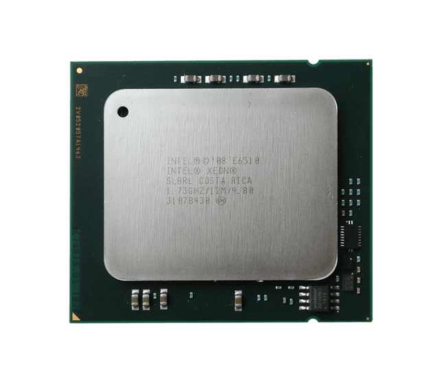 594901-001 - HP 1.73GHz 4.80GT/s QPI 12MB L3 Cache Socket FCLGA1567 Intel Xeon E6510 Quad-core (4 Core) Processor