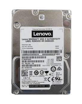 Lenovo - 5H20X83205 - 300GB 15000RPM SAS 12Gbps 128MB Cache (512n) 2.5-inch Internal Hard Drive