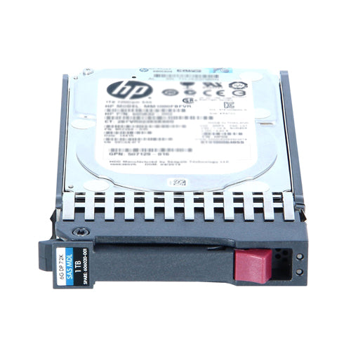 606020-001 HP 1TB 7200RPM SAS 6Gb/s Hot-Pluggable Dual Port SFF 2.5-inch Midline Hard Drive with Tray for Gen1/7 ProLiant Server/Storage Array