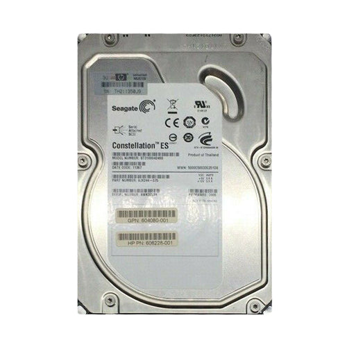 606228-001 HP 1TB 7200RPM SAS 6Gb/s Hot-Pluggable Dual Port LFF 3.5-inch Midline Hard Drive with Tray for P2000 StorageWorks