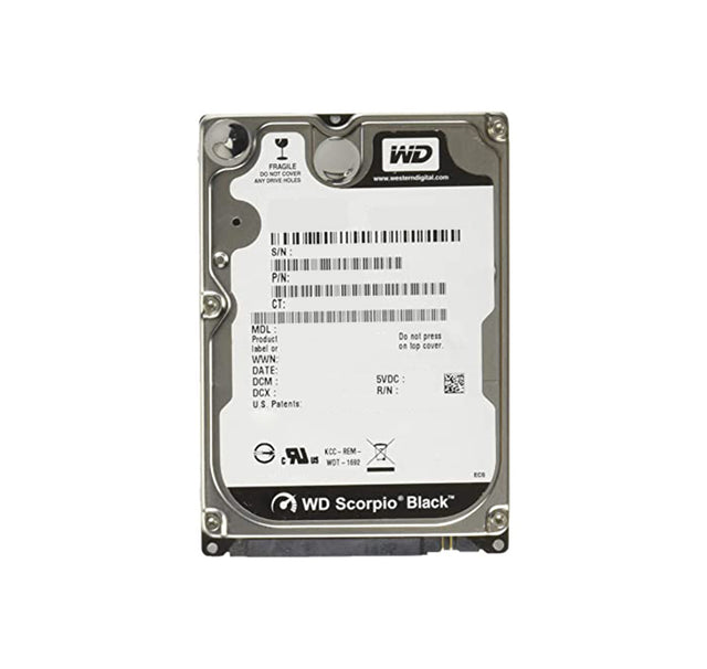 WD5000BPKT-08PK4 - Western Digital Scorpio Black 500GB 7200RPM SATA 3Gb/s 16MB Cache 2.5-Inch Hard Drive