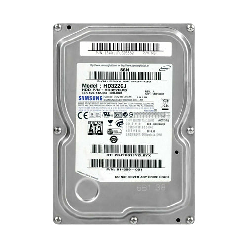 614559-001 HP 320GB 7200RPM SATA 3Gb/s 32MB Cache 3.5-inch Hard Drive