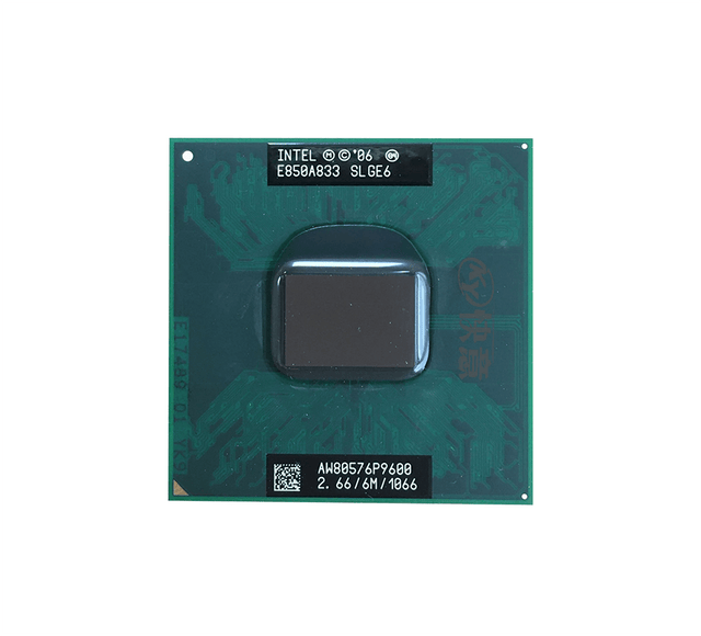 618812-001 - HP 2.66GHz 1066MHz FSB 6MB L2 Cache Socket PGA478 Intel Core 2 Duo P9600 Dual-core (2 Core) Processor