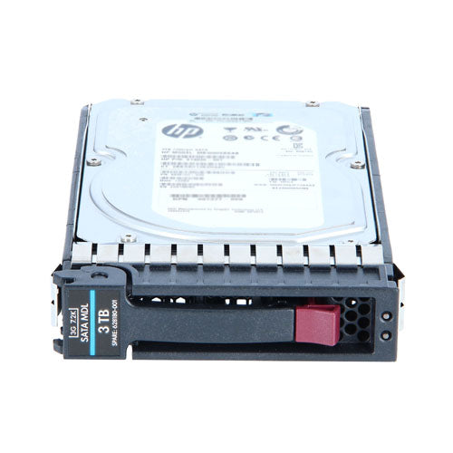 628180-001 HP 3TB 7200RPM SATA 3Gb/s Hot-Pluggable 3.5-Inch Midline Hard Drive for ProLiant Servers