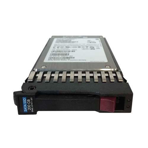 637071-001 HP 200GB Multi-Level Cell SATA 3Gb/s Hot-Pluggable 2.5-Inch Enterprise Solid State Drive for ProLiant Servers Storage Arrays