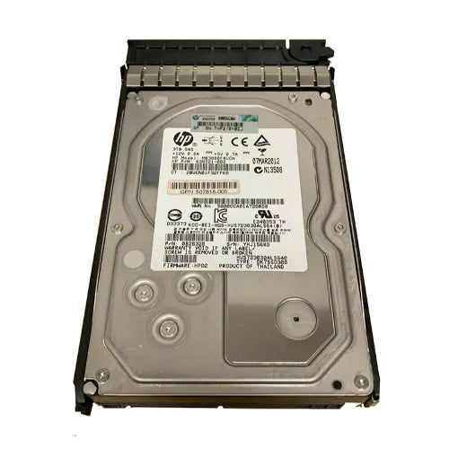 638521-002-GEN - HP 3TB 7200RPM SAS 6Gb/s Hot-Pluggable LFF 3.5-Inch Midline Hard Drive with Smart Carrier for Gen1/7 ProLiant Server/Storage Array