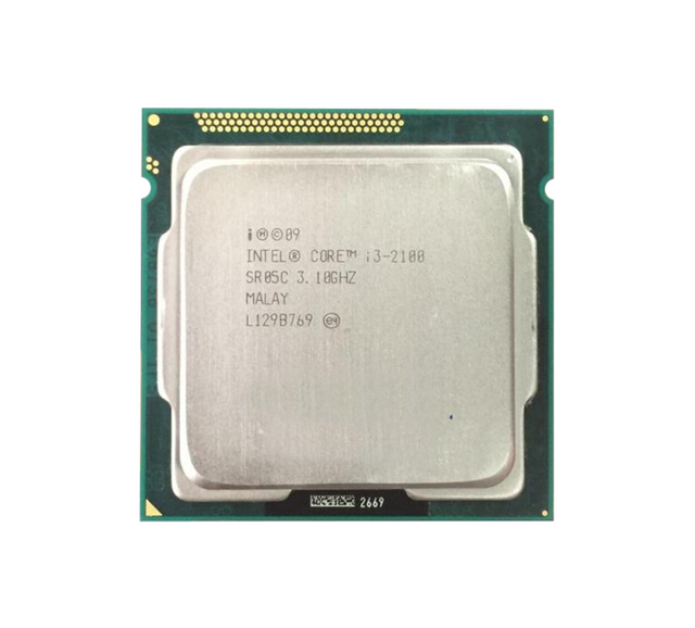 638628-001 - HP 3.10GHz 5.00GT/s DMI 3MB L3 Cache Socket FCLGA1155 Intel Core i3-2100 Dual-core (2 Core) Processor