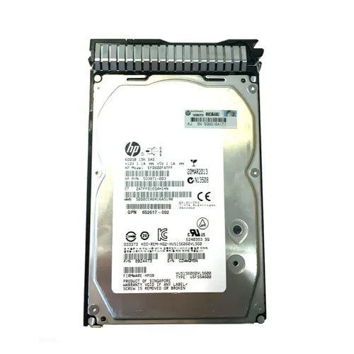 652617-002-GEN - HP 600GB 15000RPM SAS 6Gb/s 16MB Cache Hot-Pluggable Dual Port 3.5-inch Hard Drive