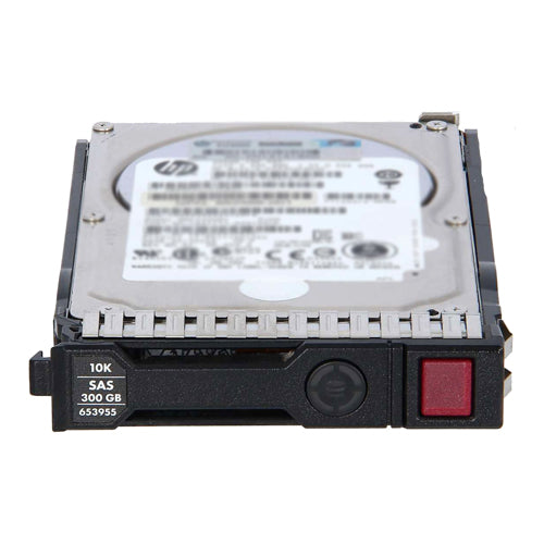 653955-001 HP 300GB 10000RPM SAS 6Gb/s SFF Hot-Pluggable Dual Port 2.5-inch Hard Drive for ProLiant DL Series Server