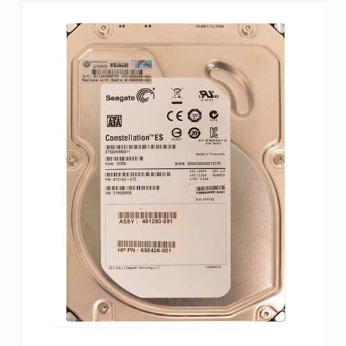 658426-001 HP 500GB 7200RPM SATA 3Gb/s NCQ Hot-Pluggable 3.5-inch Hard Drive