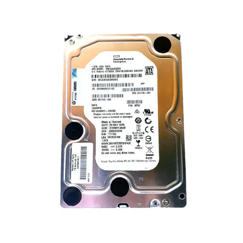 659569-001-GEN - HP 1TB 7200RPM Midline SATA 6Gb/s 3.5-Inch Hard Drive