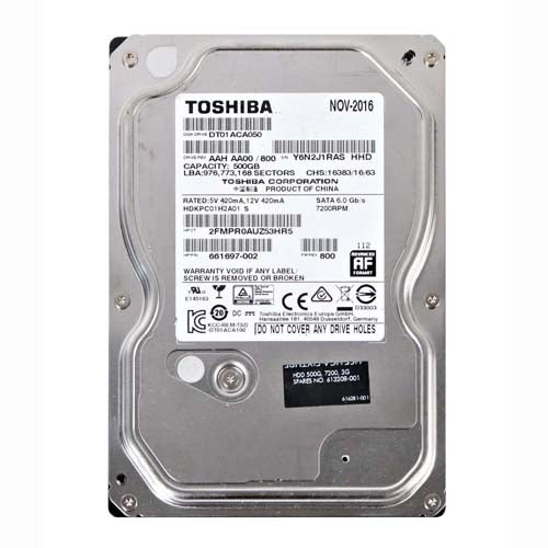 661697-002 HP 500GB 7200RPM SATA 6Gb/s 32MB Cache (512e) LFF 3.5-inch Hard Drive