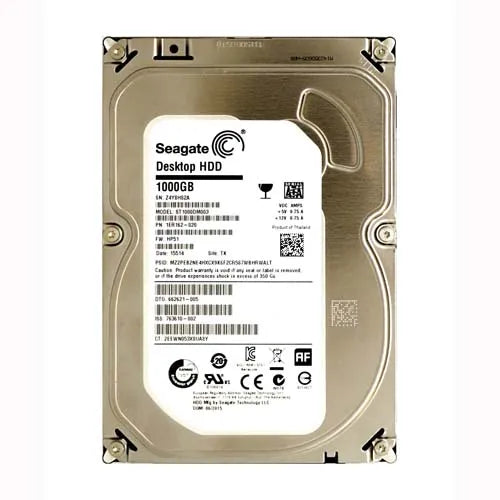 662621-005 HP 1TB 7200RPM SATA 6Gb/s 64MB Cache 3.5-Inch Hard Drive