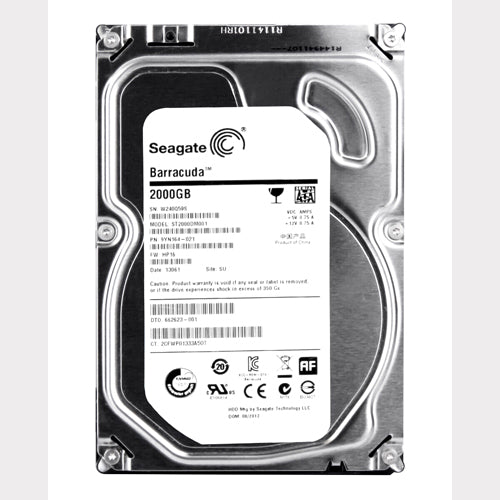 662623-001 HP 2TB 7200RPM SATA 6Gb/s 3.5-inch Midline Hard Drive