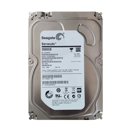 662623-002 HP 2TB 7200RPM SATA 6Gb/s 64MB Cache 3.5-Inch Hard Drive