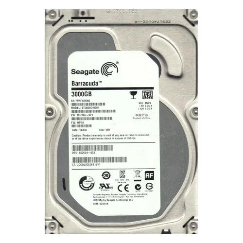 662624-003 HP 3TB 7200RPM SATA 6Gb/s 64MB Cache 3.5-Inch Hard Drive
