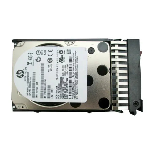666355-001-RFB - HP 300GB 10000RPM SAS 6Gb/s Hot-Pluggable Dual Port SFF 2.5-Inch Hard Drive for Gen8/9 ProLiant Server