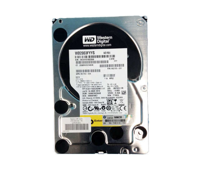 2TB 7200RPM SATA 6Gb/s 512N 3.5-Inch Hard Drive