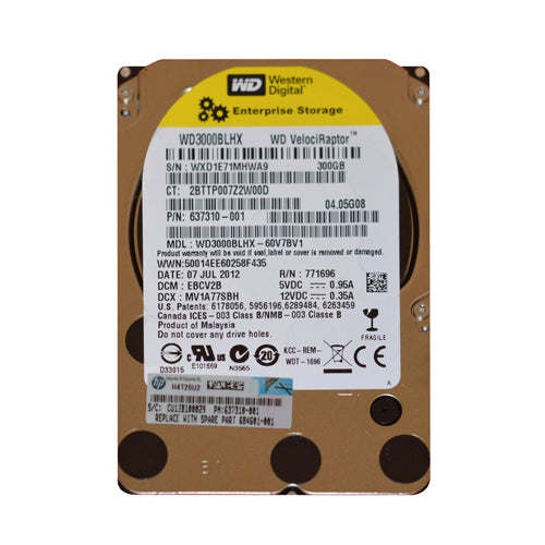 684601-001 HP 300GB 10000RPM SATA 6Gb/s 3.5-inch Hard Drive