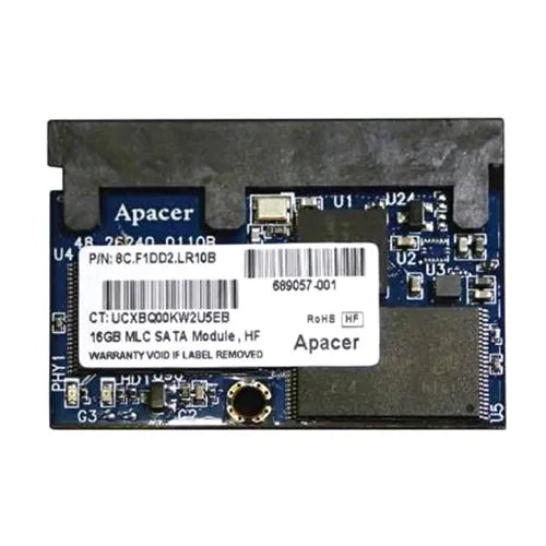 689057-001 HP 16GB Multi-Level Cell SATA 3Gb/s Solid State Drive
