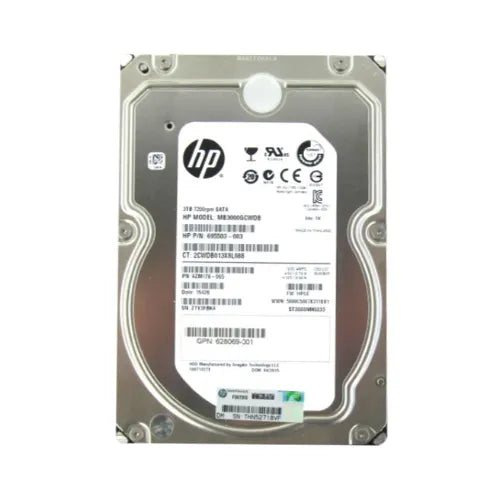 695503-003-GEN - HP 3TB 7200RPM SATA 6Gb/s Hot-Pluggable 3.5-Inch Midline Hard Drive for ProLiant Servers