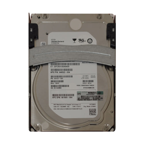 697965-001 HP 4TB 7200RPM SATA 6Gb/s Hot-Pluggable LFF 3.5-inch Midline Hard Drive with Tray for Gen8/9 ProLiant Server