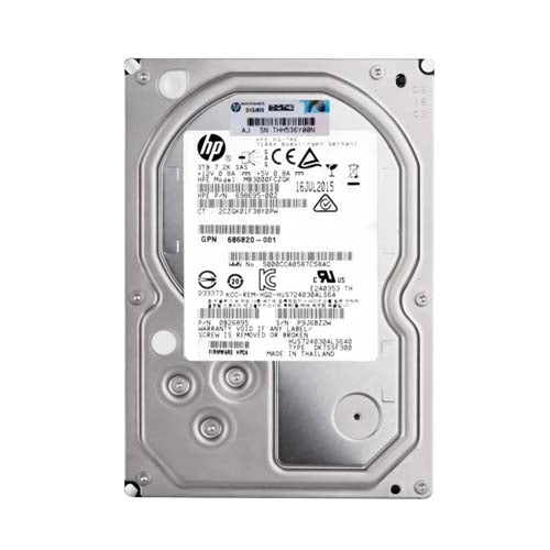 698695-002 HP 3TB 7200RPM SAS 6Gb/s Hot-Pluggable 3.5-Inch Midline Hard Drive for G7 ProLiant Servers